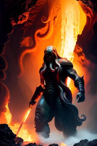 Bex Severus - Cthulhu Art - Digital Art Original 2023