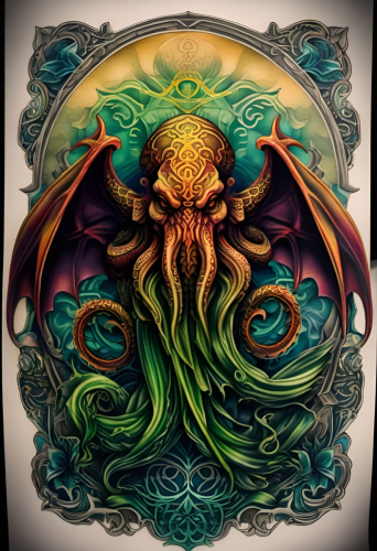 Bex Severus - Cthulhu Art - Digital Art Original 2023