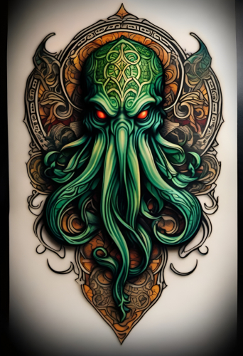 Bex Severus - Cthulhu Art - Digital Art Original 2023