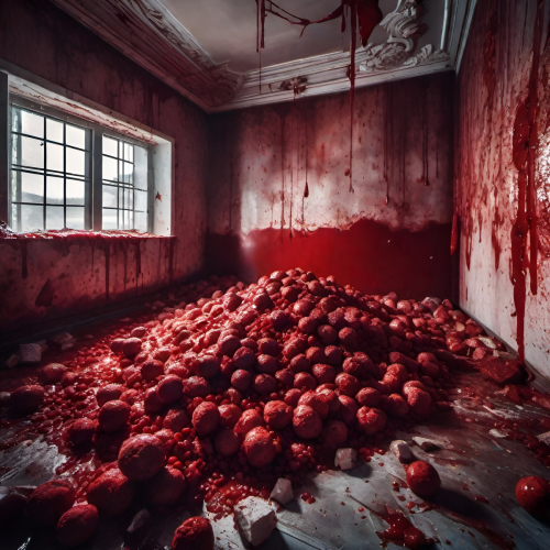 Bex Severus - Album Art "Blood and Gore" - Digital Art Original 2023