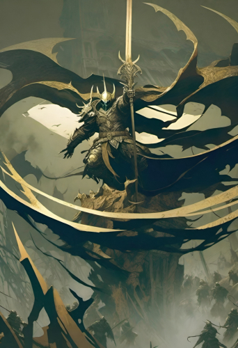 Bex Severus - The Dream Slayer - Digital Art Original 2023