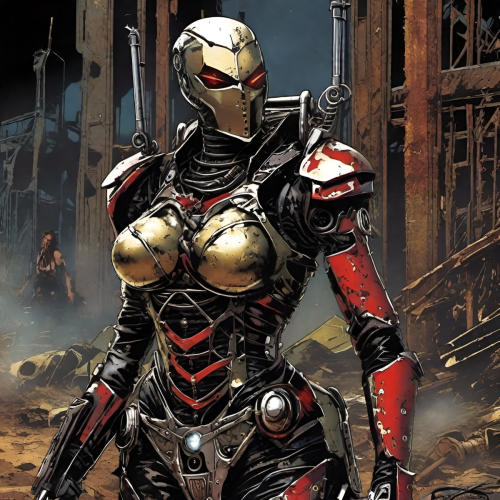 Bex Severus - Fantasy Sci-Fi Comic Character - Digital Art Original 2023