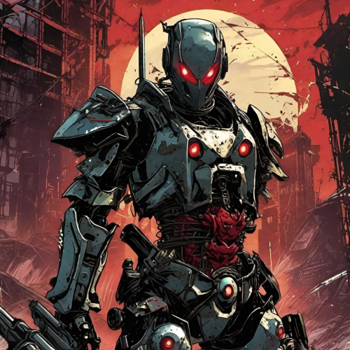 Bex Severus - Fantasy Sci-Fi Comic Character - Digital Art Original 2023