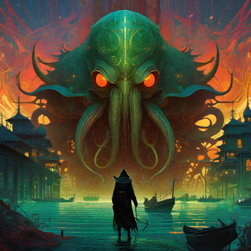 Bex Severus - Cthulhu Fantasy Art - Digital Art Original 2023