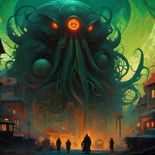 Bex Severus - Cthulhu Fantasy Art - Digital Art Original 2023