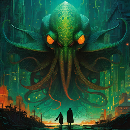 Bex Severus - Cthulhu Fantasy Art - Digital Art Original 2023