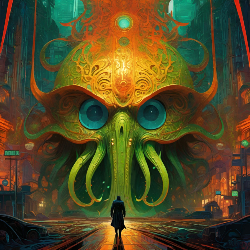 Bex Severus - Cthulhu Fantasy Art - Digital Art Original 2023