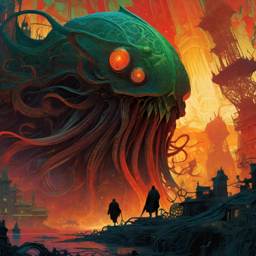 Bex Severus - Cthulhu Fantasy Art - Digital Art Original 2023