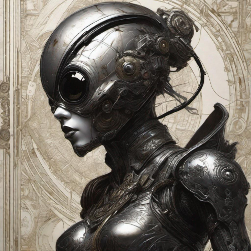 Bex Severus - Sci-Fi Pin-Up - Digital Art Original 2023