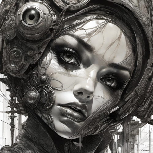 Bex Severus - Sci-Fi Pin-Up - Digital Art Original 2023