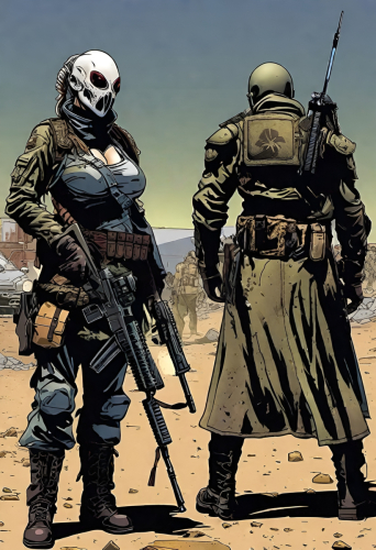 Bex Severus - Fantasy Sci-Fi Pin-Up - Digital Art Original 2023