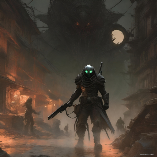 Bex Severus - Fantasy Sci-Fi Pin-Up - Digital Art Original 2023