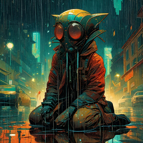 Bex Severus - Acid Rain Collection - Digital Art Original 2023