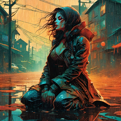 Bex Severus - Acid Rain Collection - Digital Art Original 2023