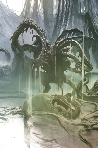 Bex Severus - Cthulhu Art - Digital Art Original 2023